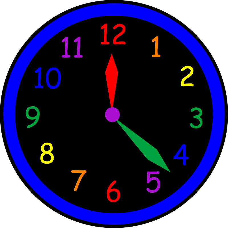 clipart clock classroom