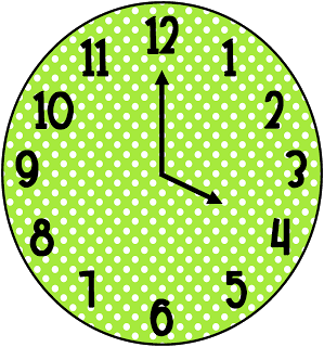 clipart clock classroom