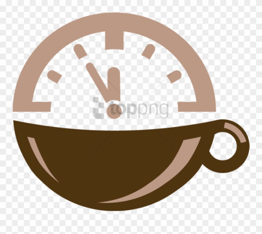 Clocks clipart coffee. Free png download clock