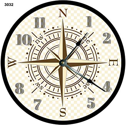 clock clipart colored