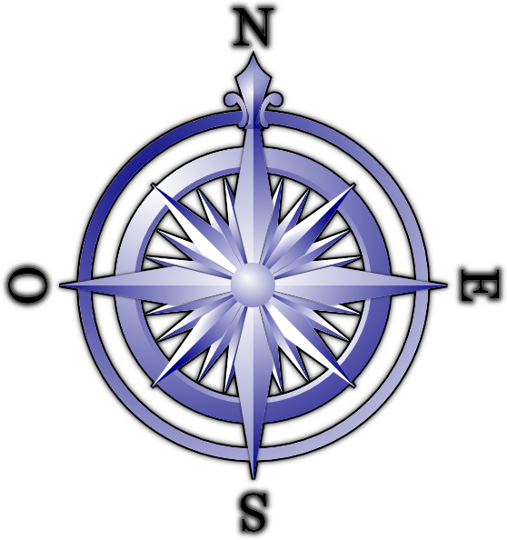 clipart clock compass