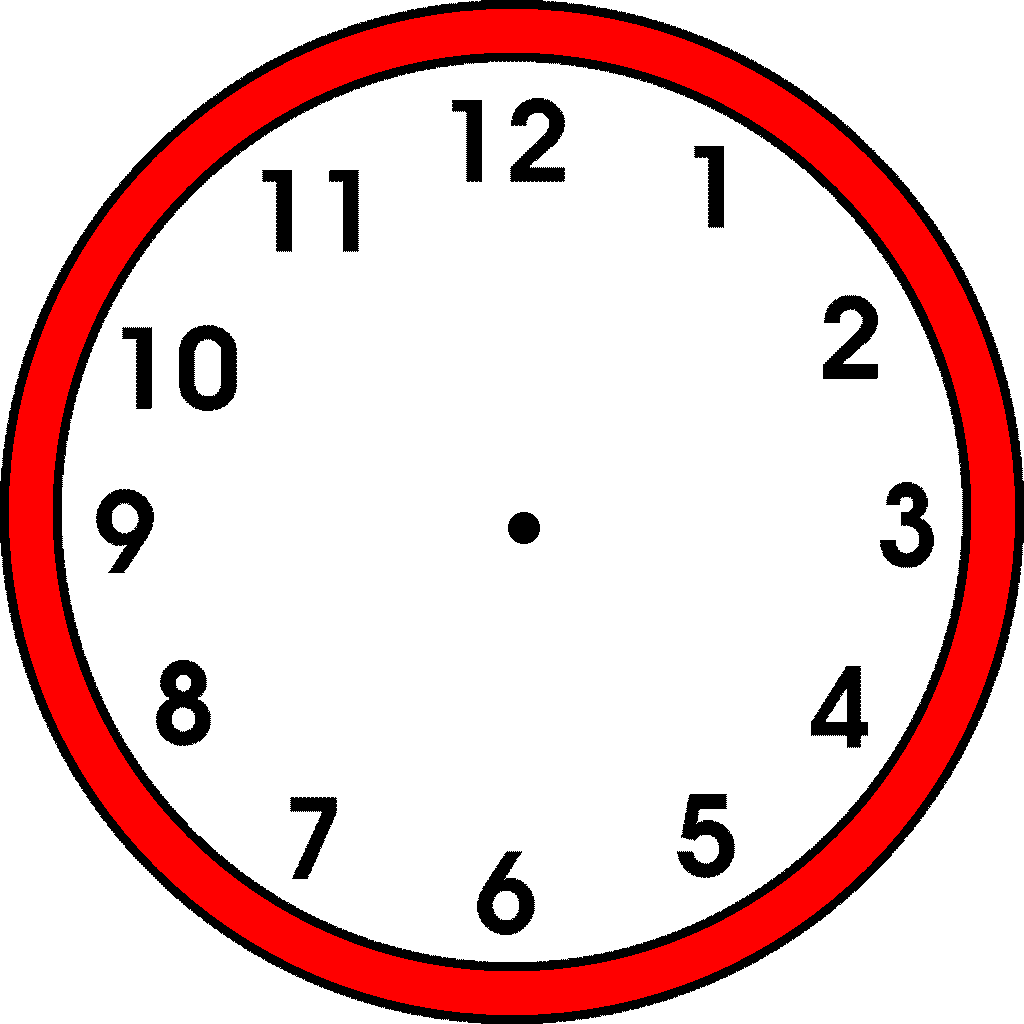 clocks clipart daily routine