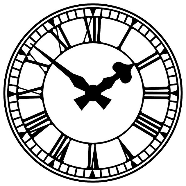 spooky clipart clock
