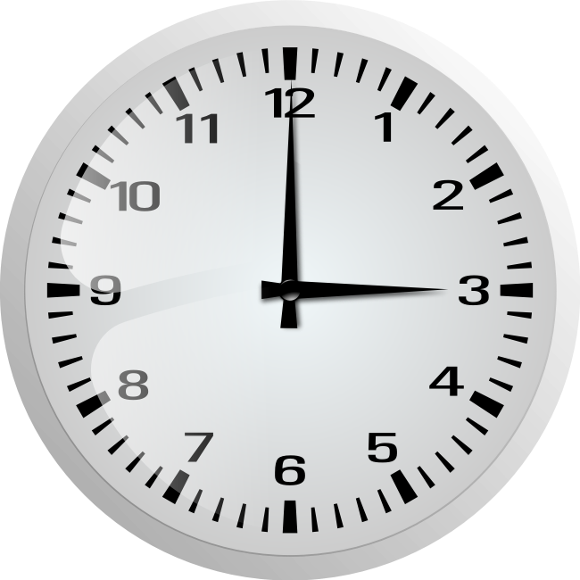 clocks clipart half hour