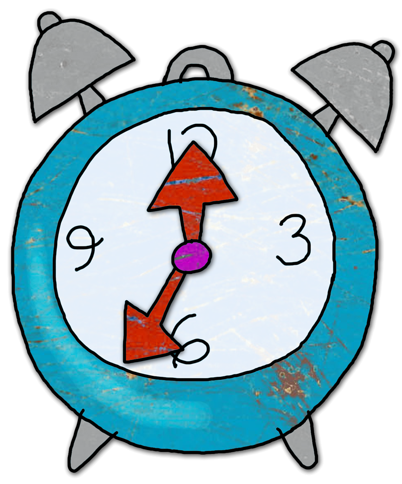 clocks clipart lunchtime