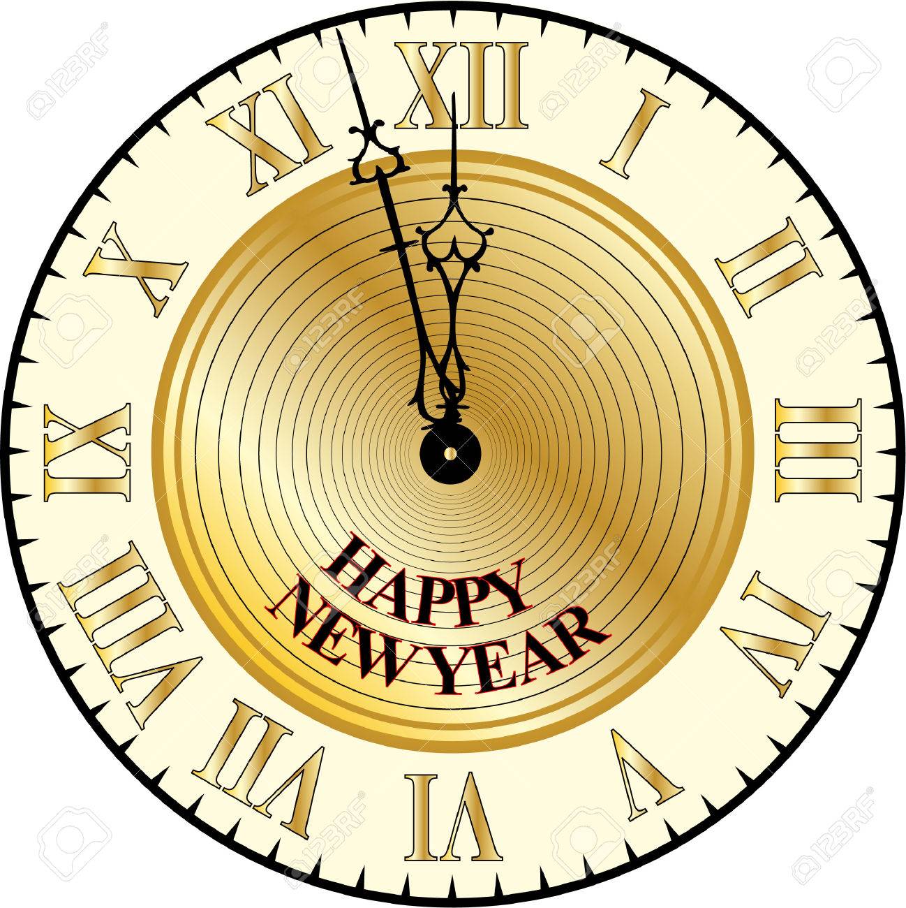 Clocks clipart new year's eve, Clocks new year's eve Transparent FREE