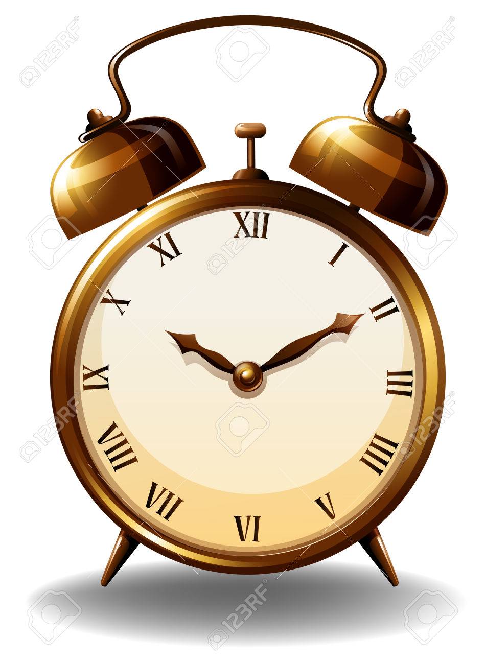 clipart clock old fashioned