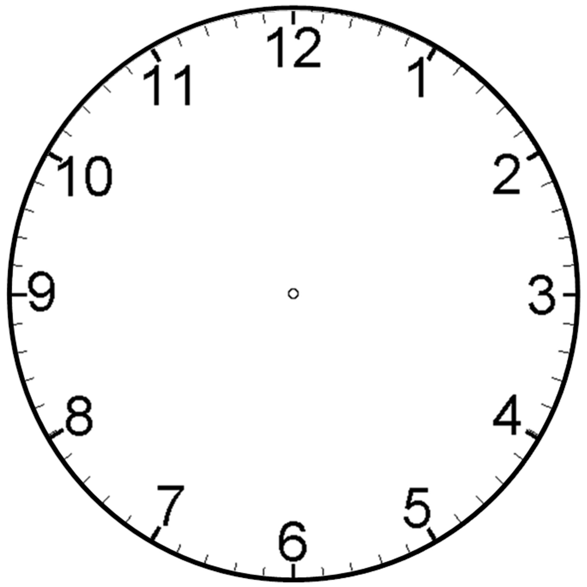 clipart clock printable