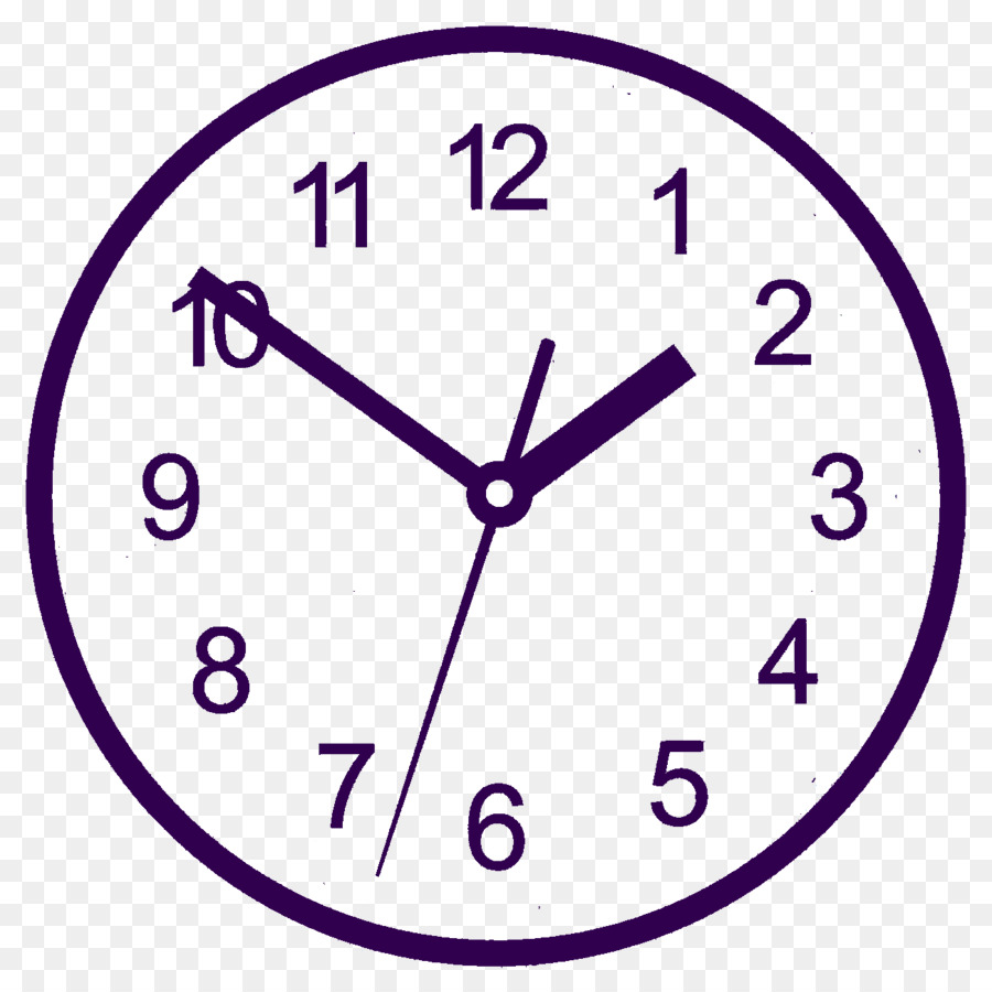 clipart clock purple