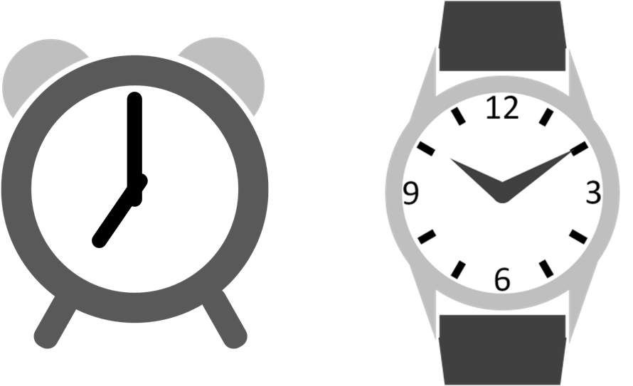 clipart clock simple