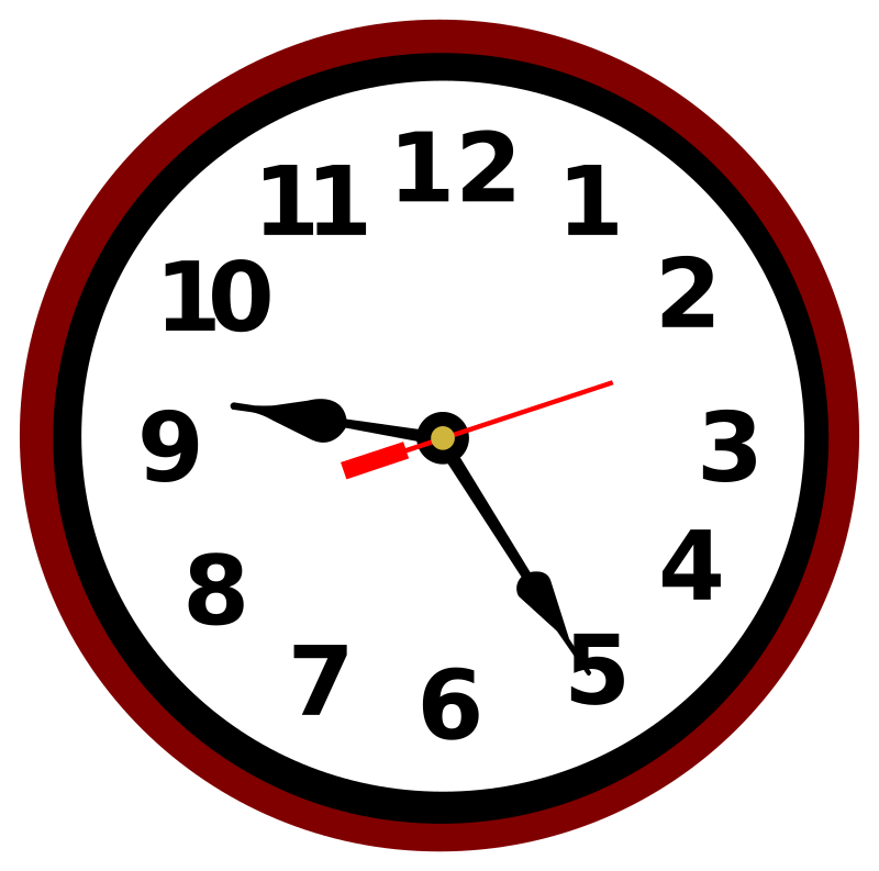 clipart clock tick tock