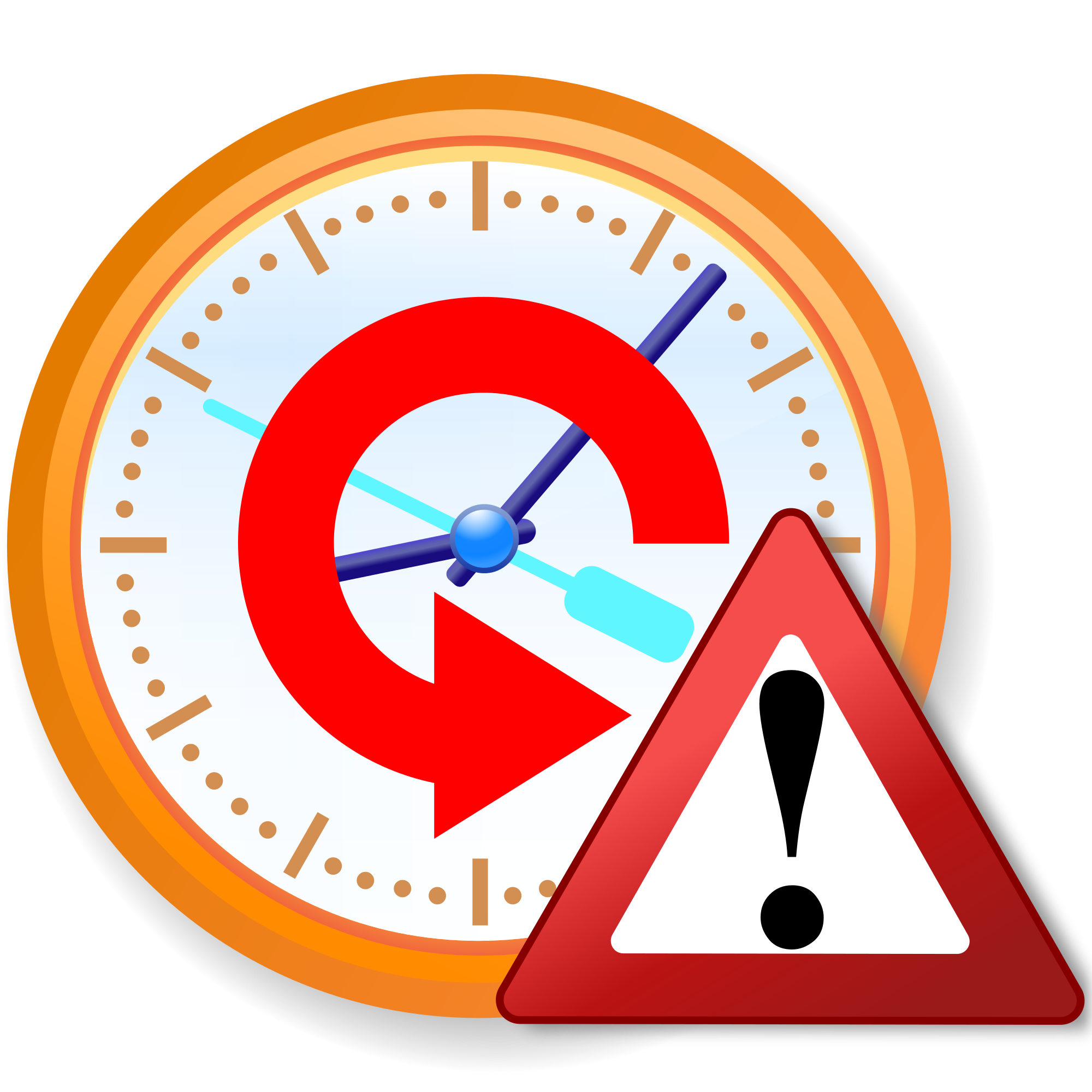 clipart clock time travel