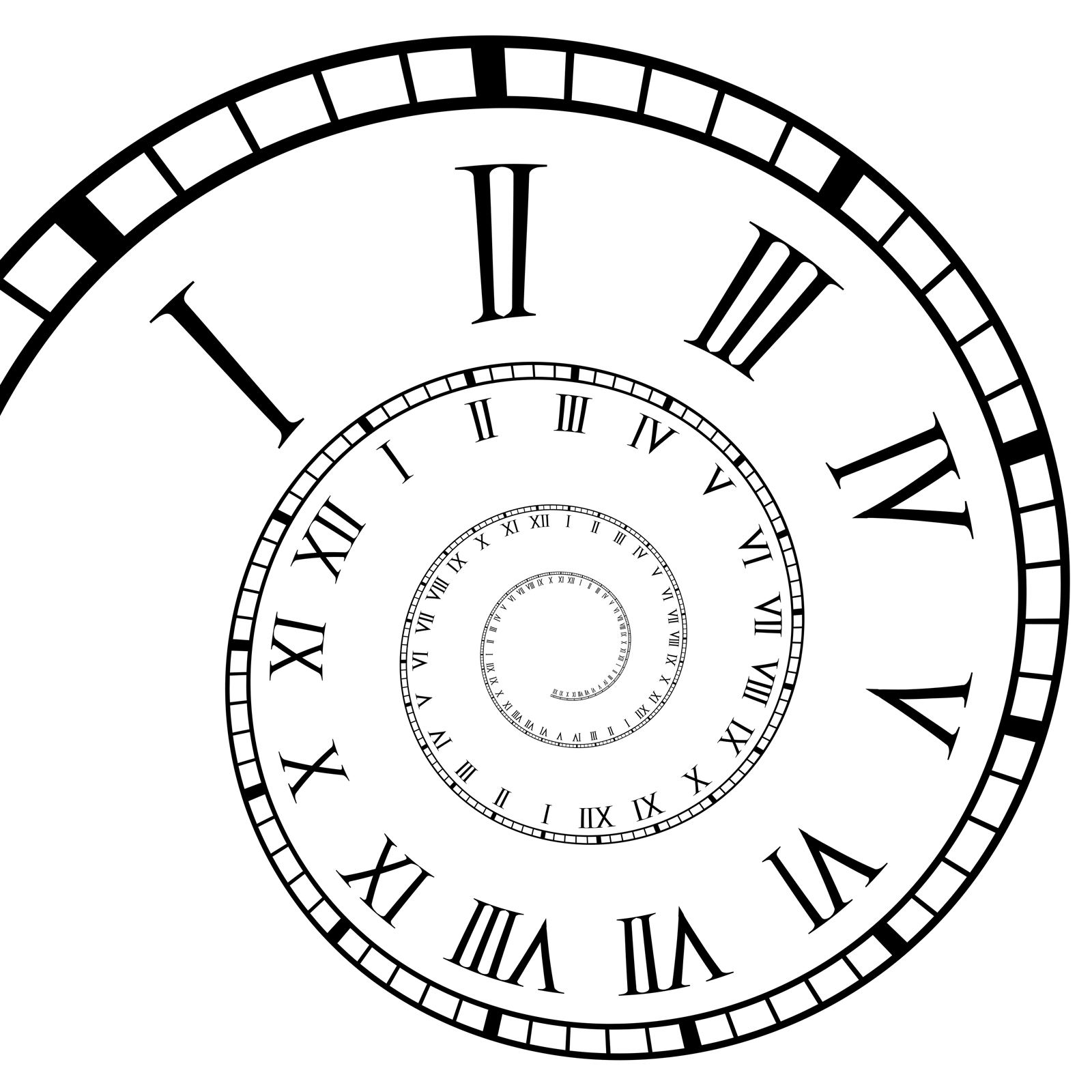 clock clipart time travel