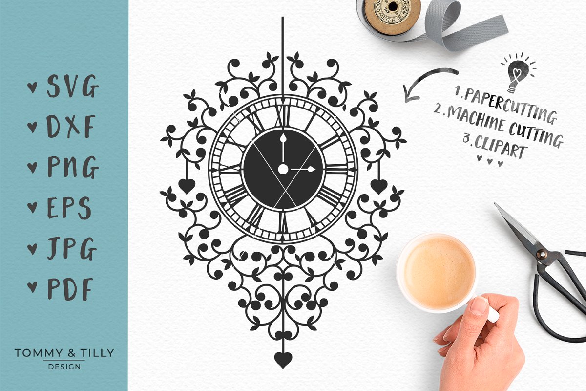 clocks clipart wedding