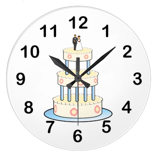 clocks clipart wedding