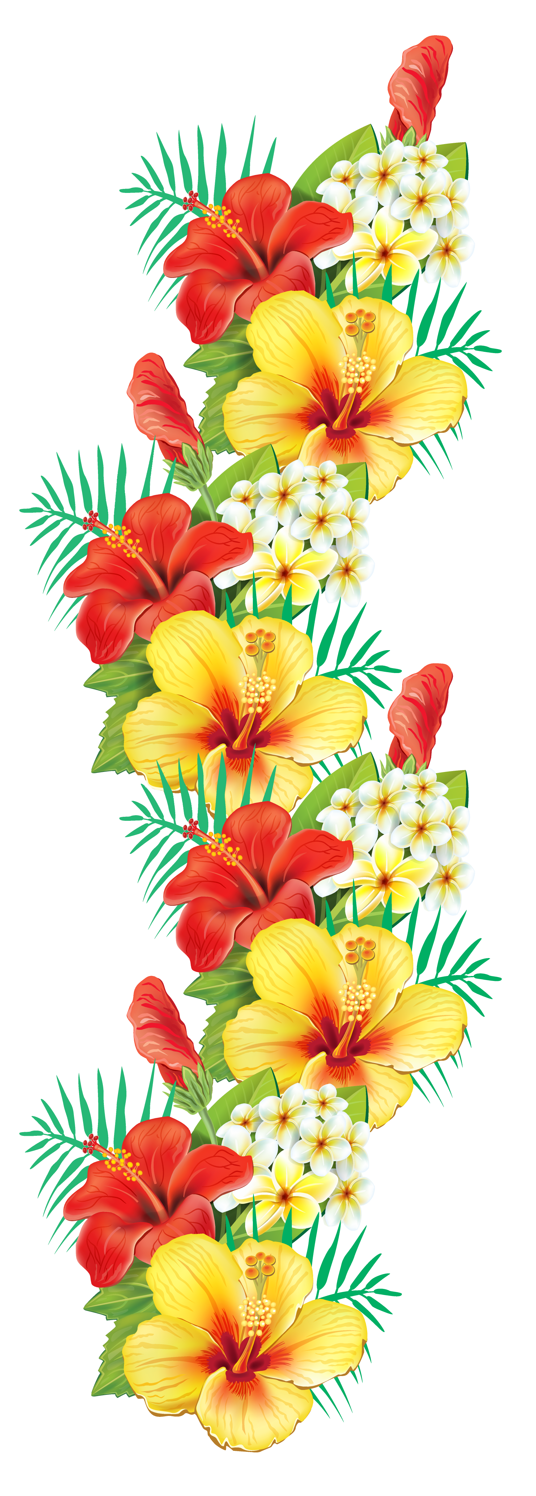 clipart mountains flower