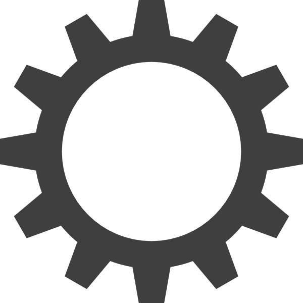 Gear engineering symbol