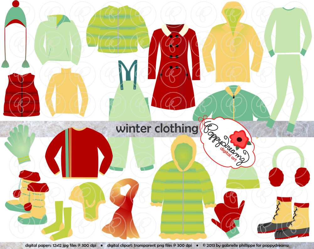 Free fall clothing cliparts. Glove clipart season clothes