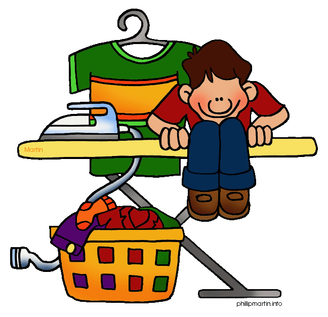 Clothing cliparts for you. Mom clipart folding laundry