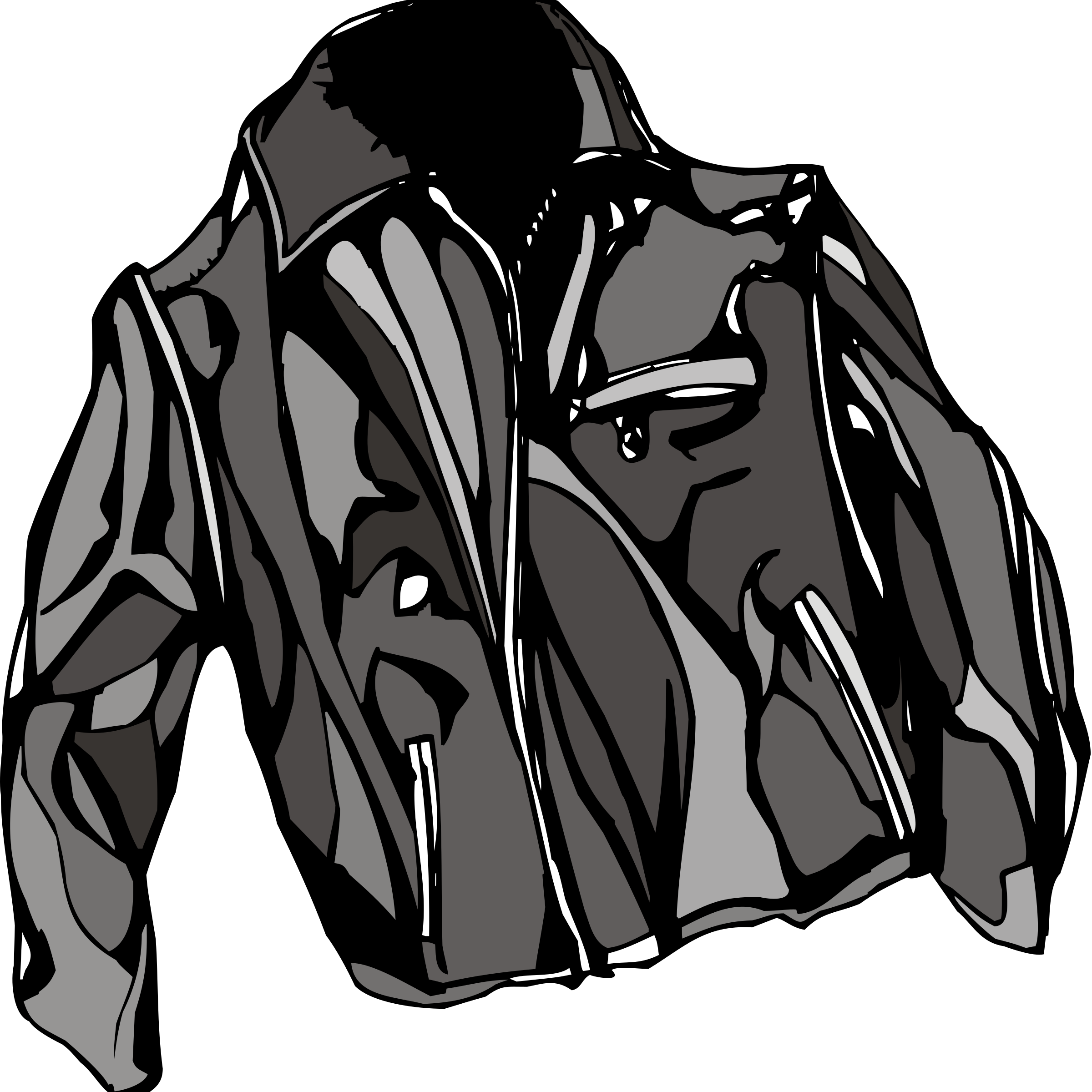clipart spring jacket