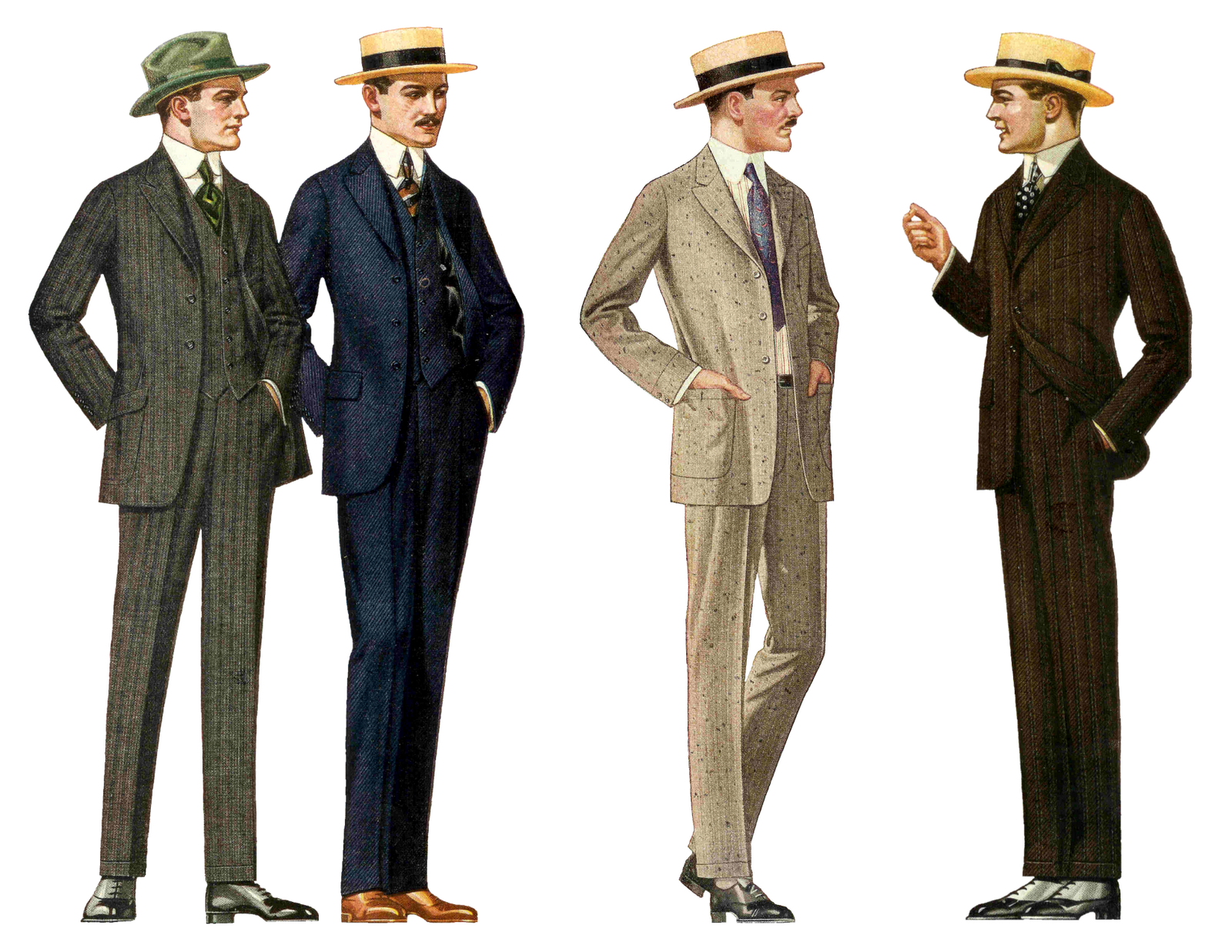suit clipart fashionable man