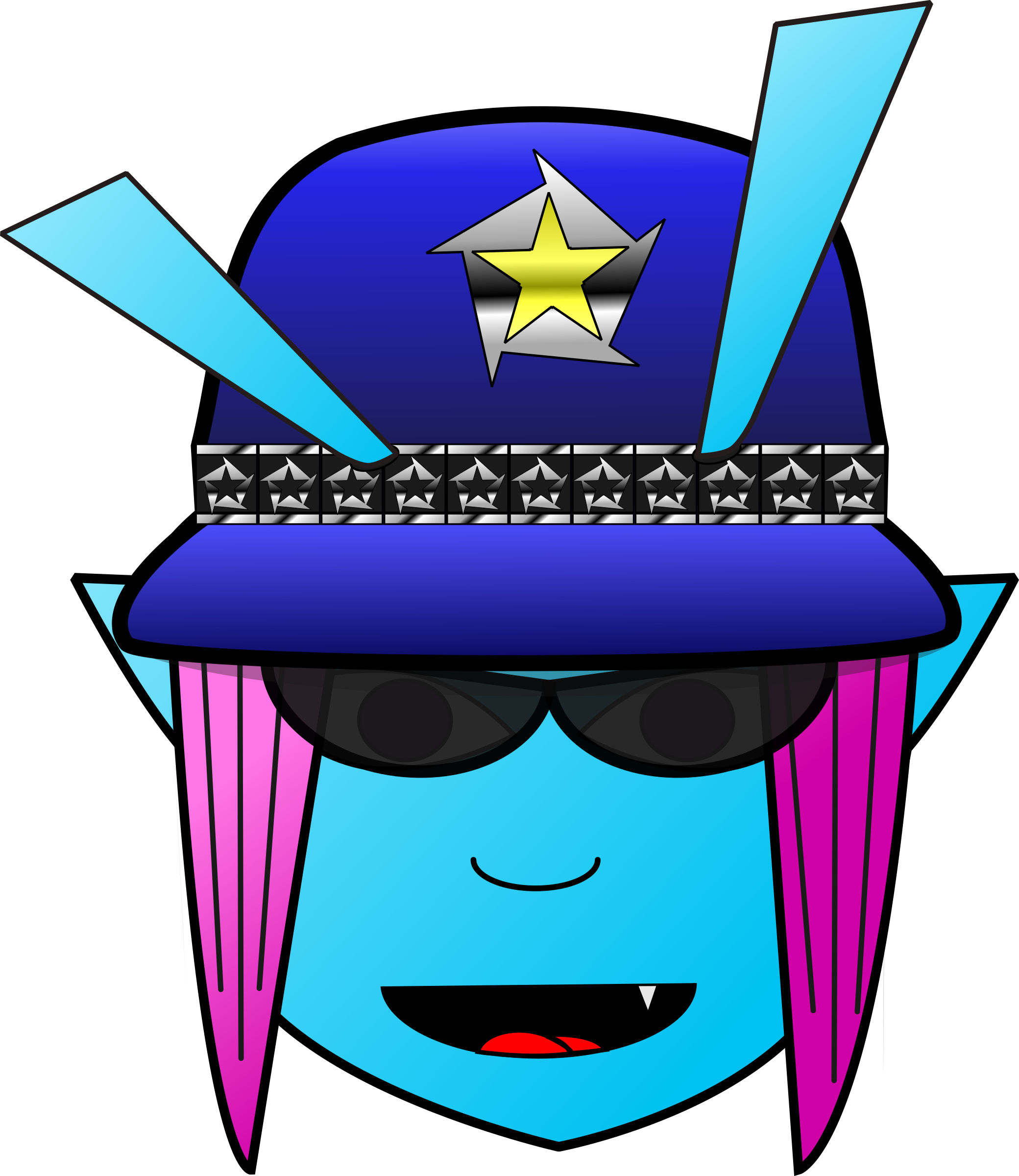 Clipart clothes policeman. Alien police icons png
