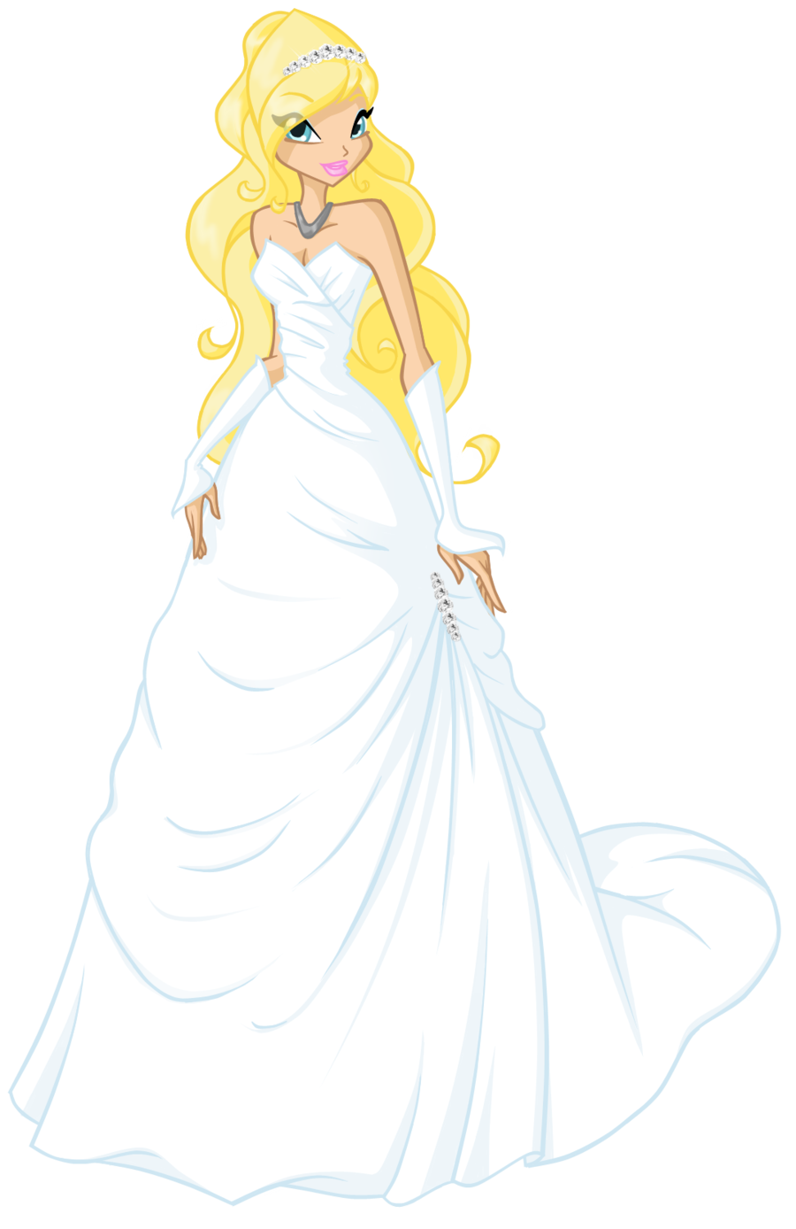 Cartoon wedding dress alot. Clipart clothes princess