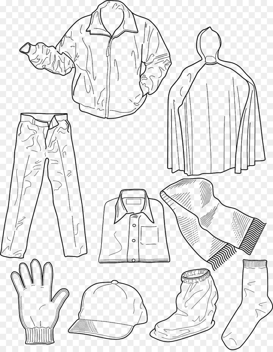 clothes clipart printable