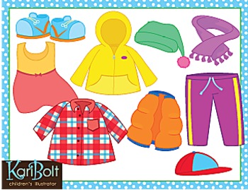 And everyday bundle clip. Clipart clothes seasonal
