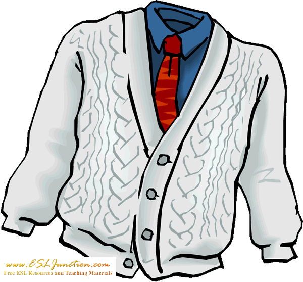 Cardigan image group clothing. Clothes clipart sweater