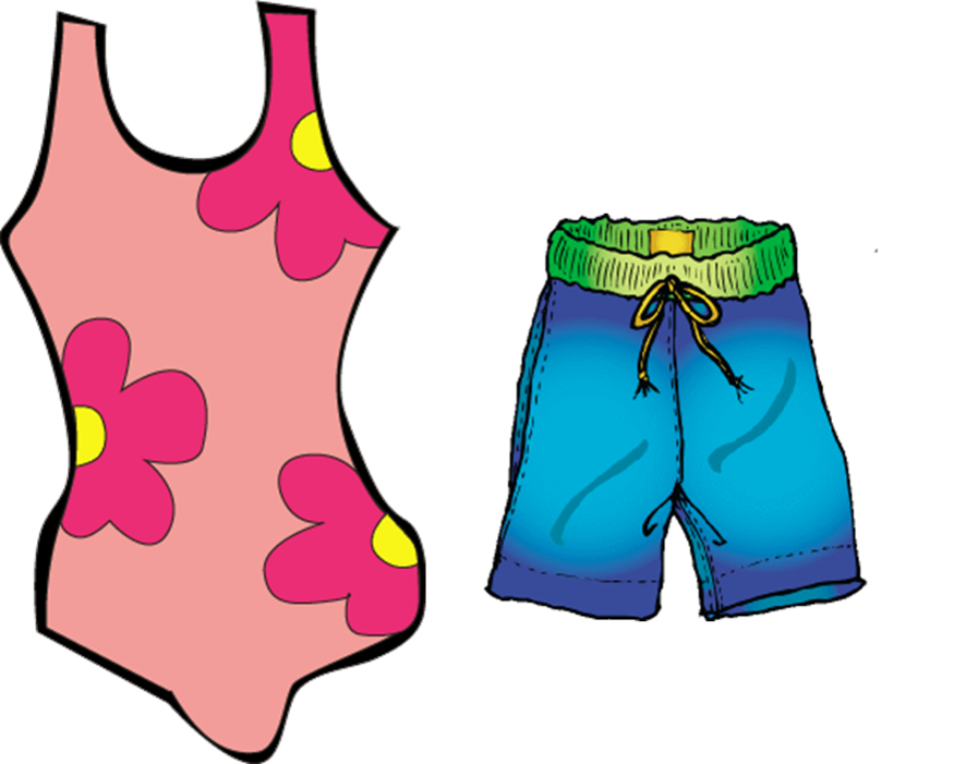 Clothing royalty free flashcard. Clipart clothes swimsuit