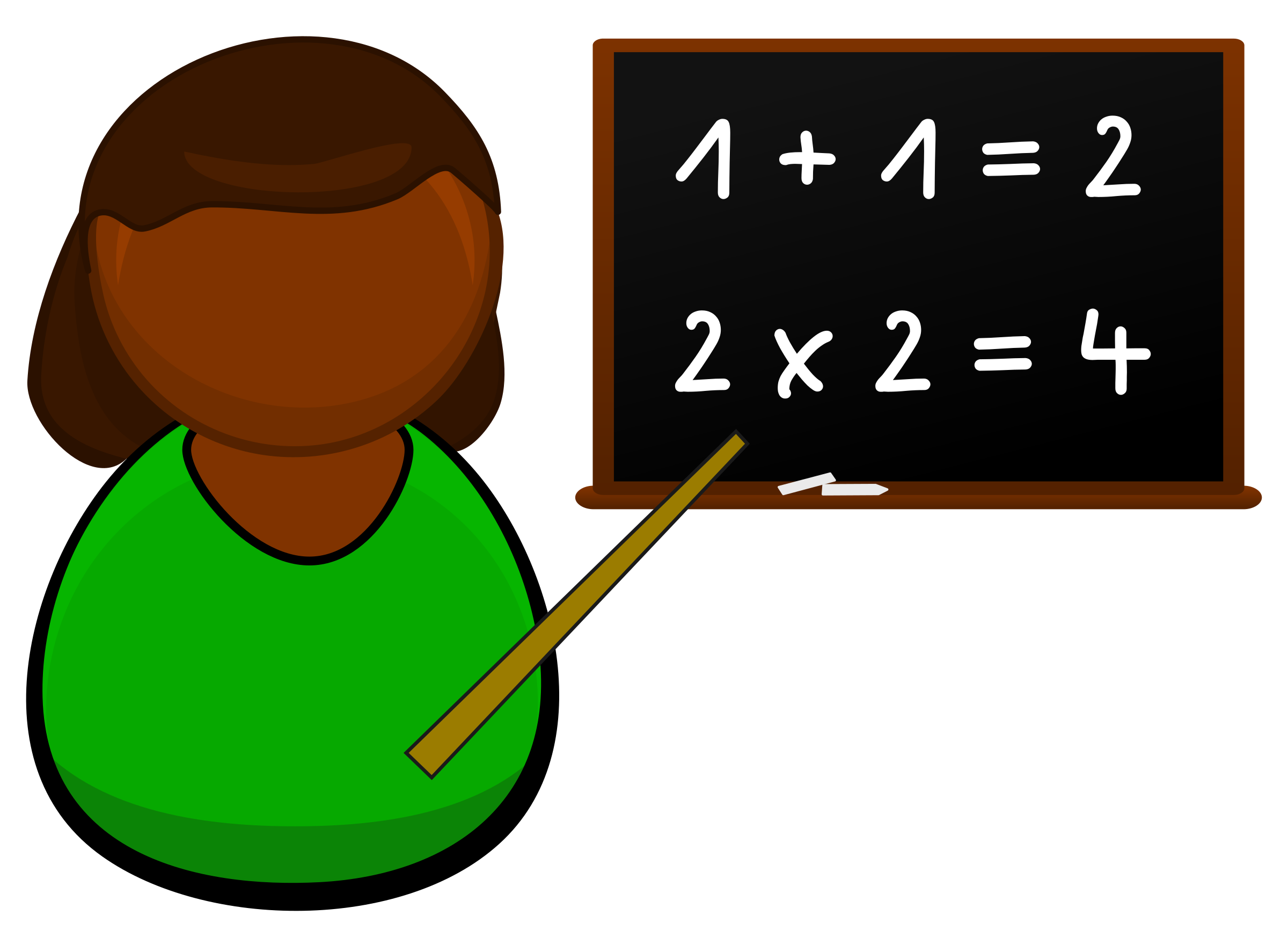 clipart math chalkboard