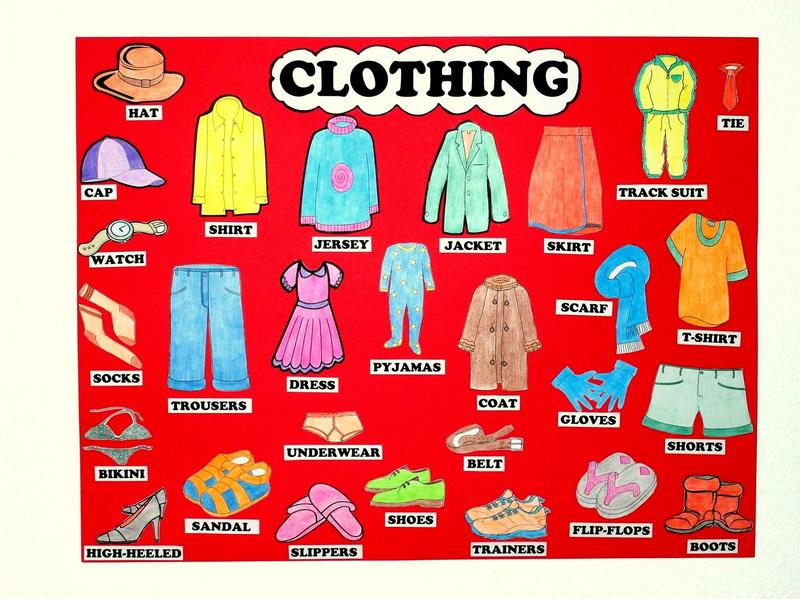 Free download clip art. Clothes clipart vocabulary