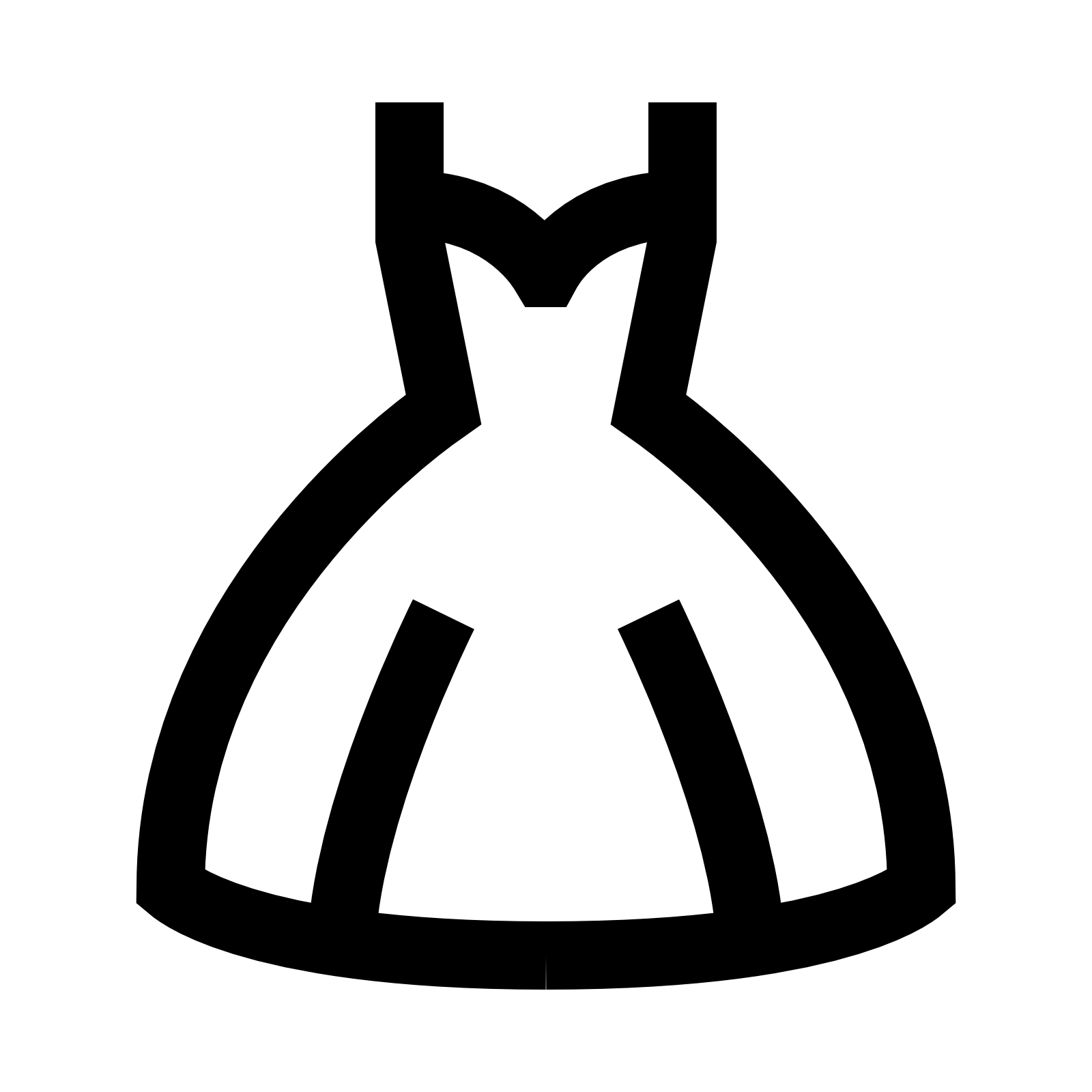 dress clipart icon
