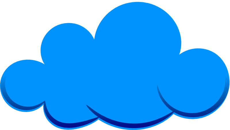 Blue download fluffy free. Cloud clipart cloud shape