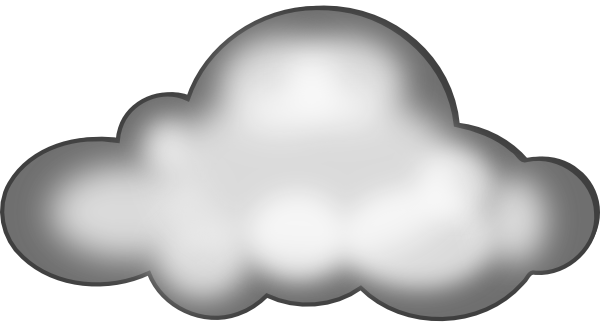cloudy clipart cloud