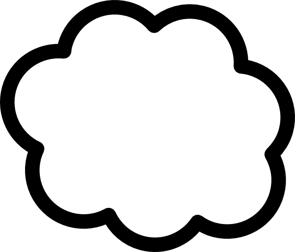 cloud clipart face