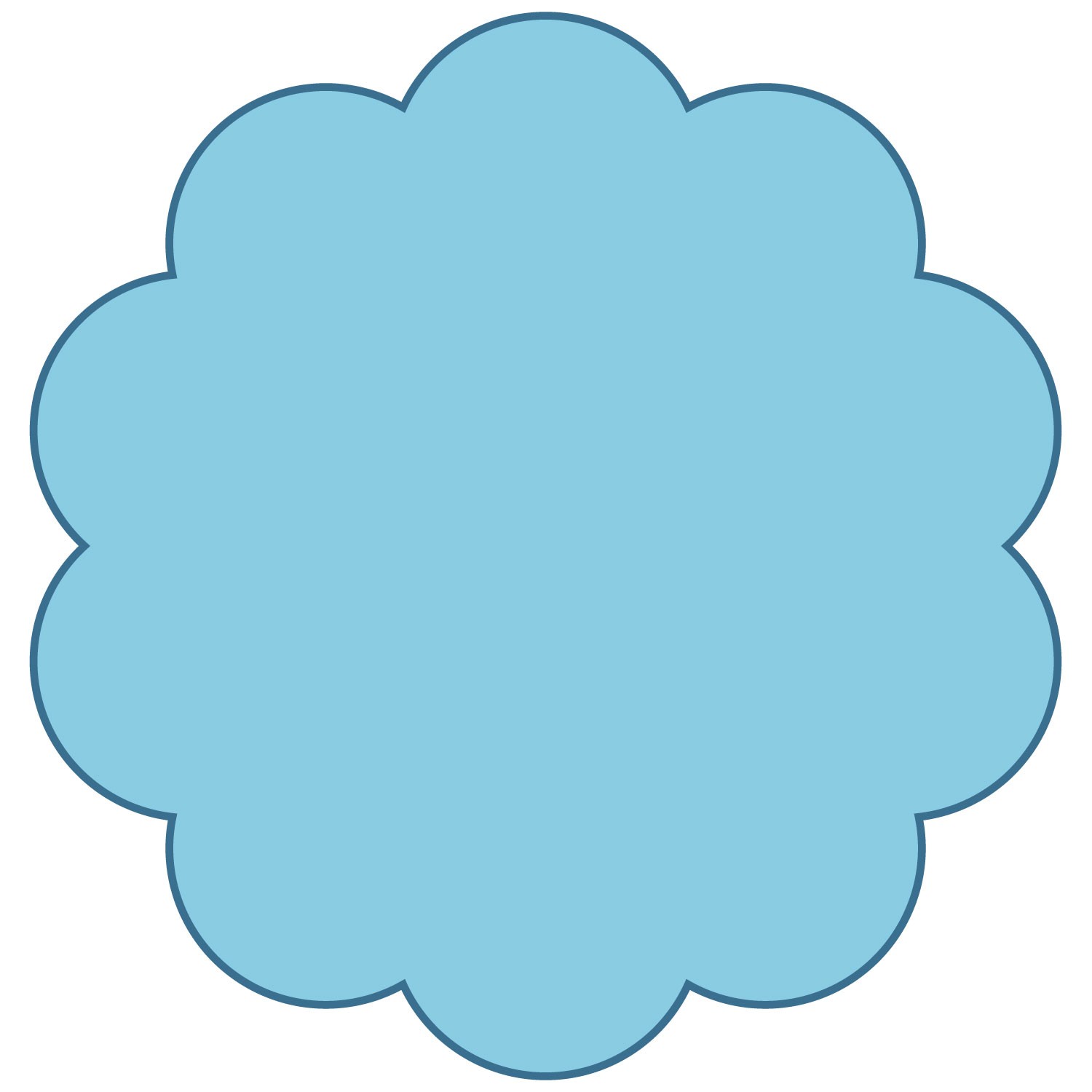 clouds clipart circle