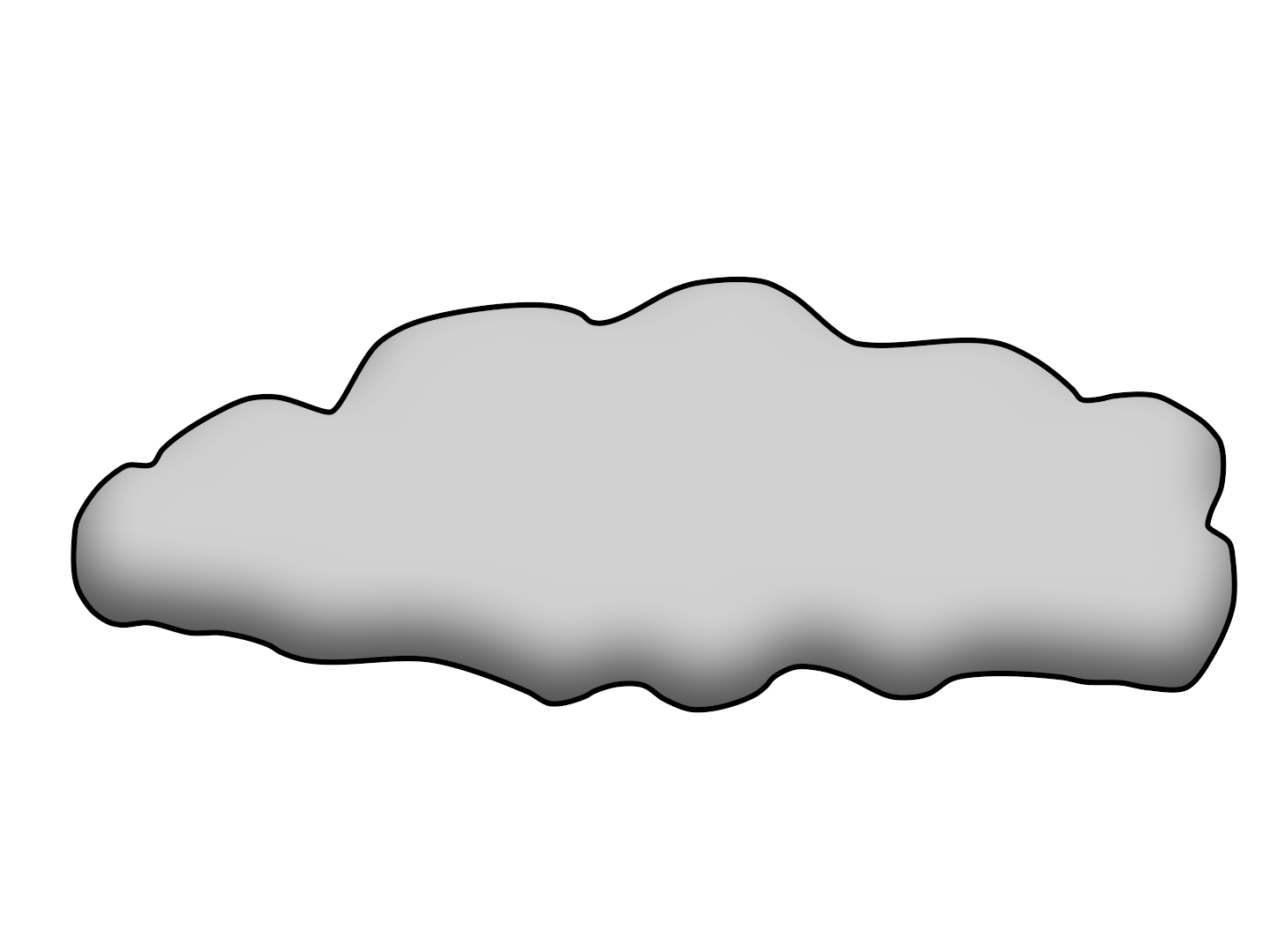 clipart cloud creepy