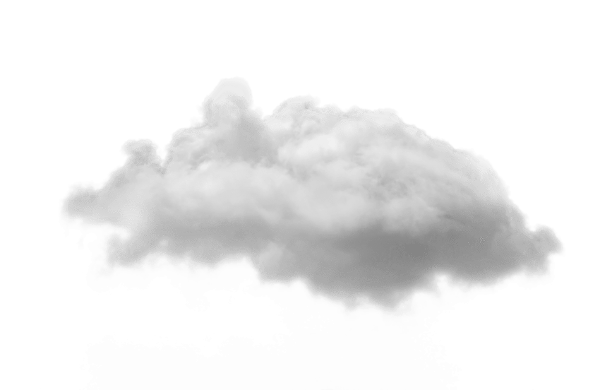 fog clipart single cloud