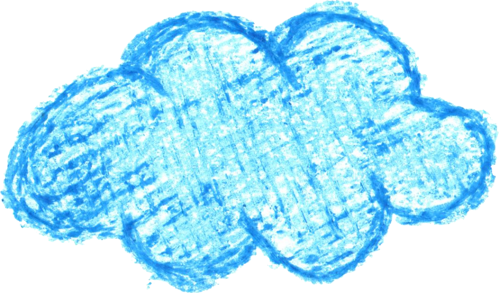 clipart cloud curly