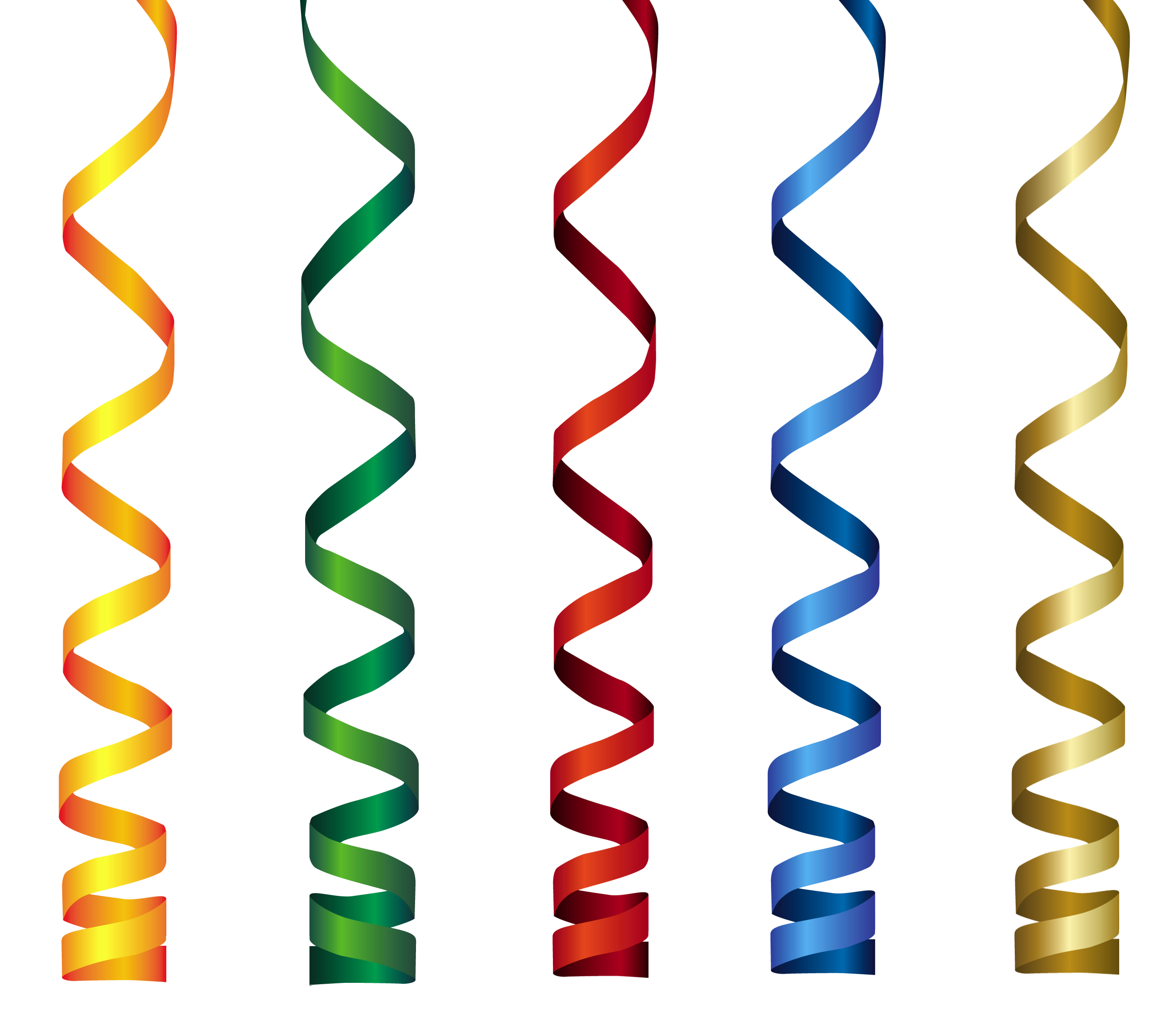 Ribbons transparent png clip. Clipart design curly