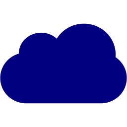 clipart cloud dark blue