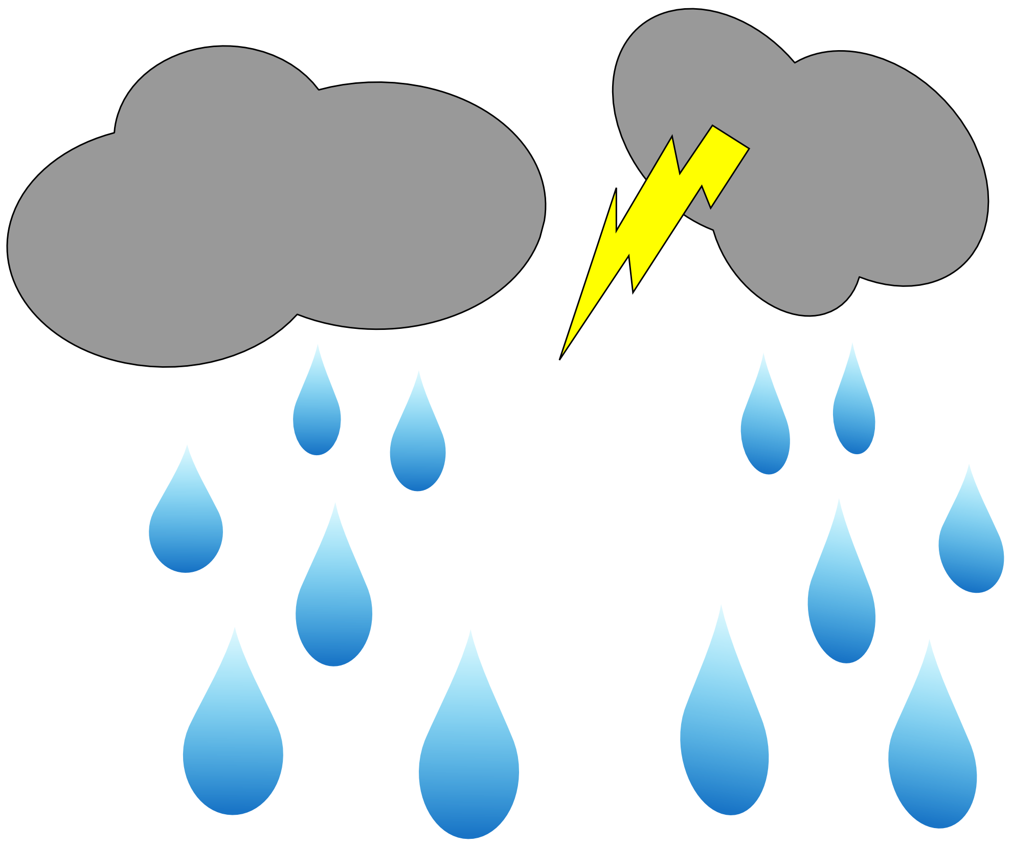 Puddle drawing at getdrawings. Lightning clipart rainy cloud