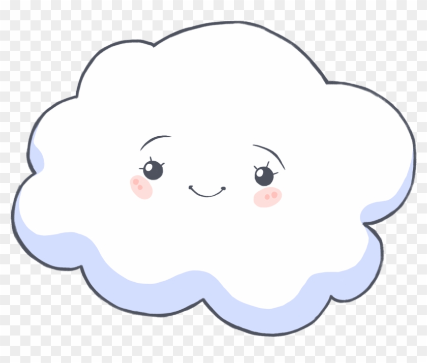 clipart cloud face