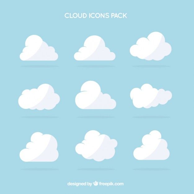 clipart clouds illustration