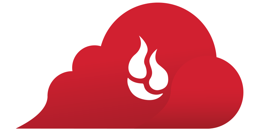 clouds clipart red