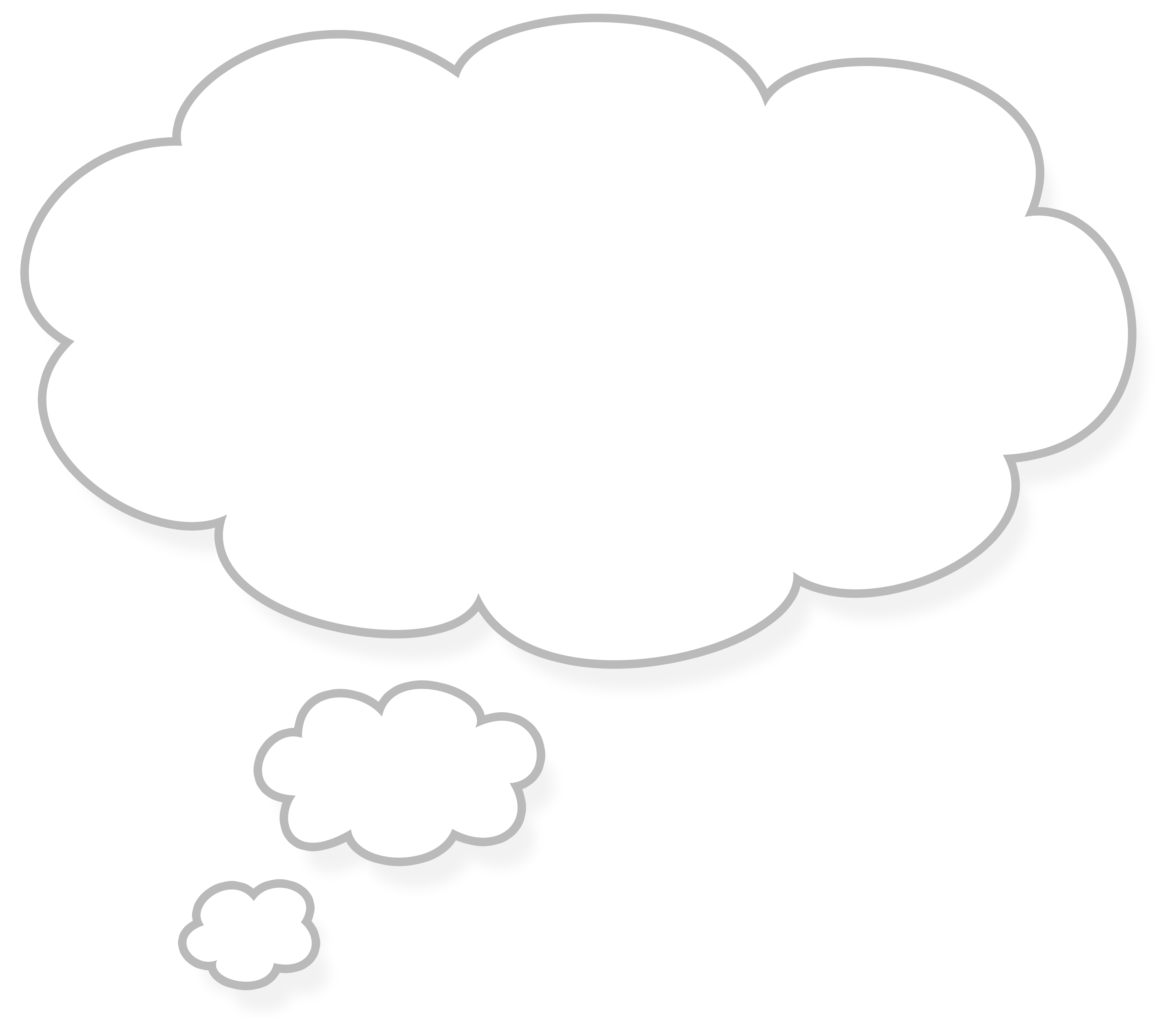 thoughts clipart cloud