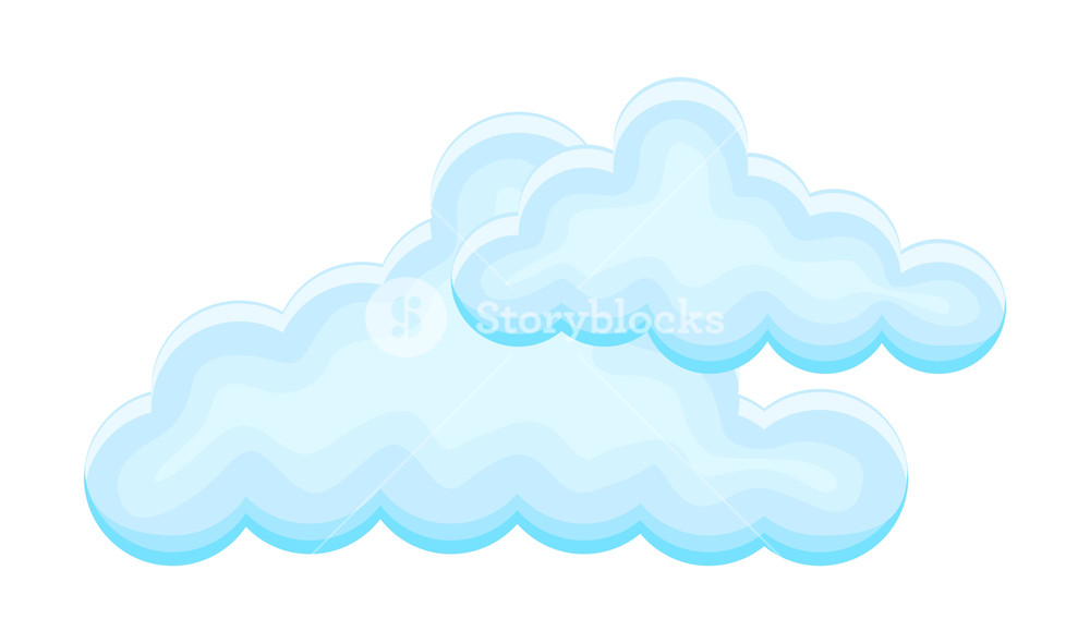 clipart clouds fluffy cloud
