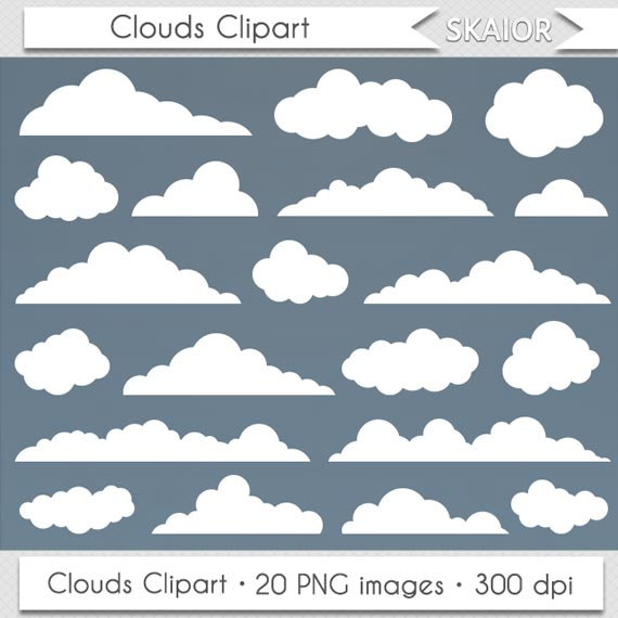 clouds clipart scrapbook
